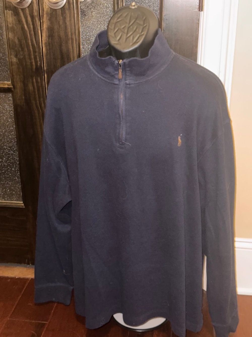 Polo by Ralph Lauren Men’s Navy Blue Crewneck Sweater